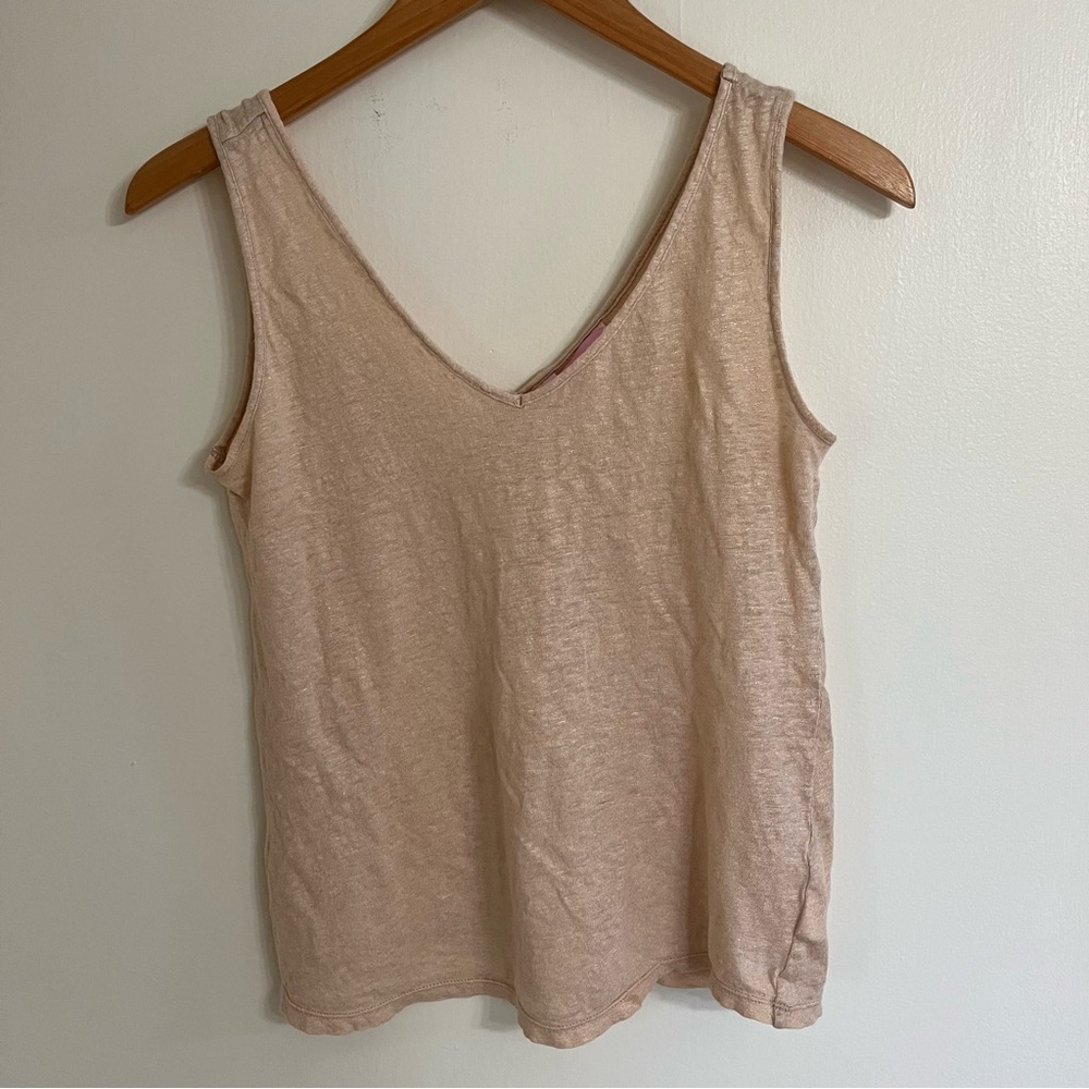 Lilly Pulitzer gold shimmer tank top small